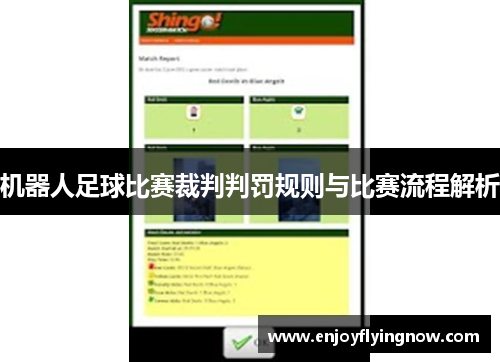 机器人足球比赛裁判判罚规则与比赛流程解析